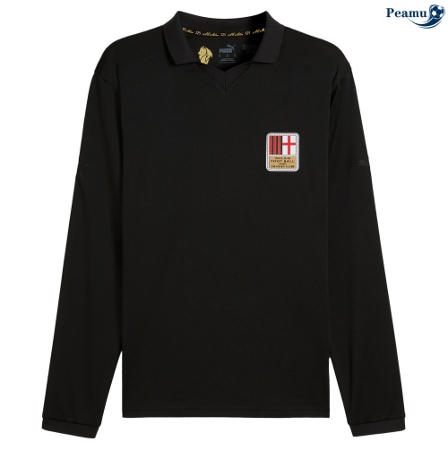 Saldi Maglia Calcio AC Milan 125 aniversario Manica lunga nero 2024-2025