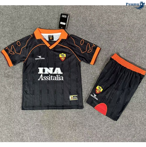 Acquistare Maglia Calcio Classico Maglie AS Roma Bambino Seconda 1999-00