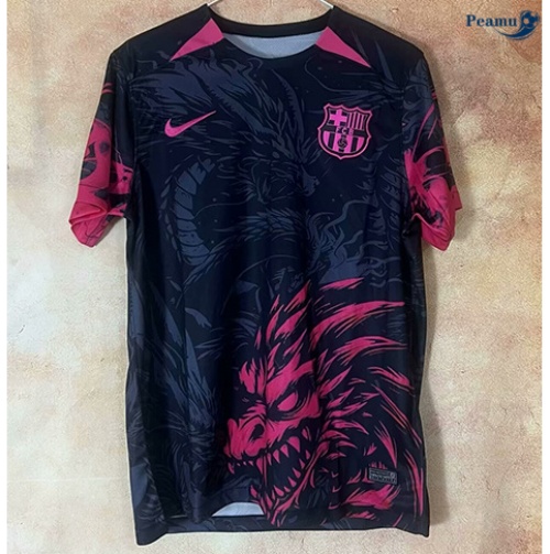 Fornire Maglia Calcio Barcellona Training rosso Dragon 2024-2025