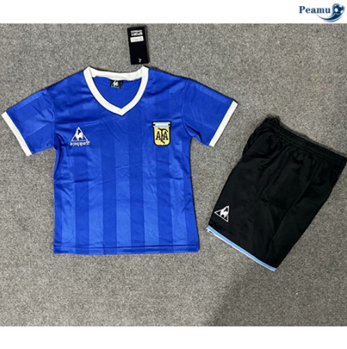 Nuove Classico Maglie Argentina Bambino Seconda 1986