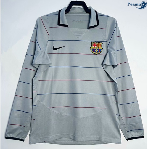 Saldi Classico Maglie Barcellona Seconda Manica lunga 2002-04