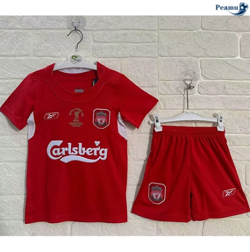 Grossista Classico Maglie Liverpool Bambino Prima 2005-06