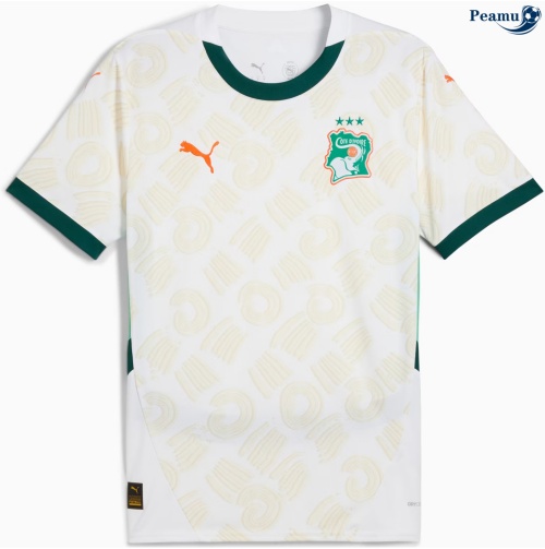 Collezione Maglia Calcio Costa d'Avorio Seconda 2024-2025