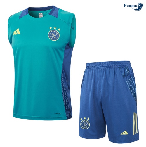 Acquistare Kit Maglia Formazione Ajax Canotta + Pantaloncini verde 2024-2025