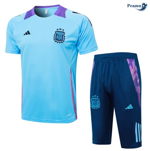 Prezzo Kit Maglia Formazione Argentina + Pantaloncini blu 2024-2025