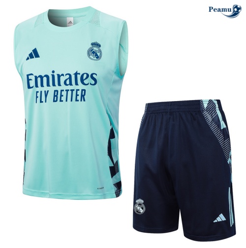 Creare Kit Maglia Formazione Arsenal Canotta + Pantaloncini verde chiaro 2024-2025