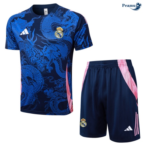 Offrire Kit Maglia Formazione Arsenal + Pantaloncini blu marino 2024-2025