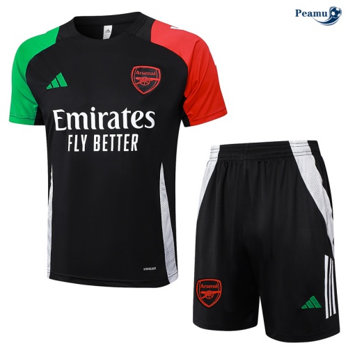 Shopping Kit Maglia Formazione Arsenal + Pantaloncini nero 2024-2025