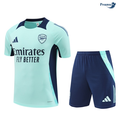Sconto Kit Maglia Formazione Arsenal + Pantaloncini blu 2024-2025