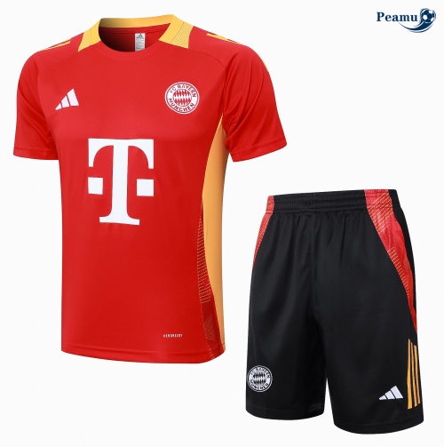 Acquistare Kit Maglia Formazione Bayern Monaco + Pantaloncini rosso 2024-2025