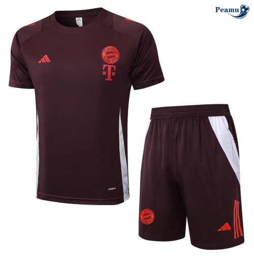 Vendere Kit Maglia Formazione Bayern Monaco + Pantaloncini marrone 2024-2025
