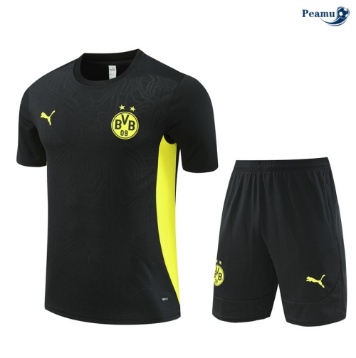 Prezzo Kit Maglia Formazione Borussia Dortmund + Pantaloncini nero 2024-2025