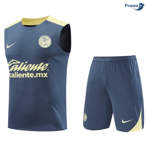 Offrire Kit Maglia Formazione CF América Canotta + Pantaloncini grigio 2024-2025