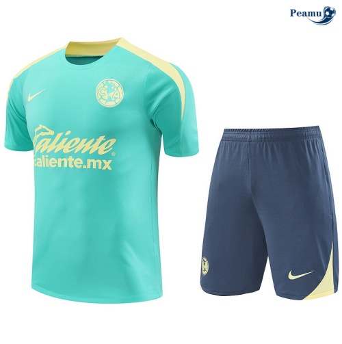 Collezione Kit Maglia Formazione CF América + Pantaloncini cielo blu 2024-2025
