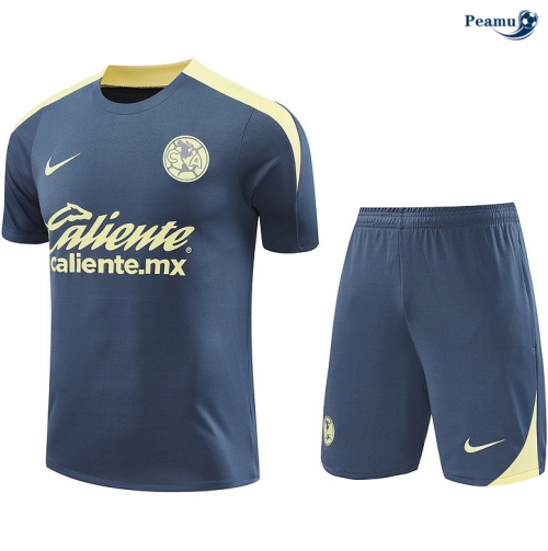 Nuovo Kit Maglia Formazione CF América + Pantaloncini grigio 2024-2025