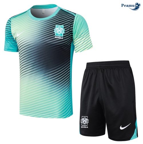 Fornire Kit Maglia Formazione Corée + Pantaloncini blu 2024-2025