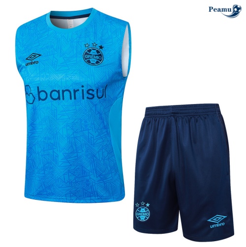 Sconto Kit Maglia Formazione Gremio Canotta + Pantaloncini blu 2024-2025