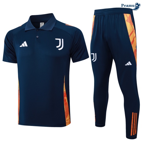 Acquistare Kit Maglia Formazione Juventus + Pantaloncini blu marino 2024-2025