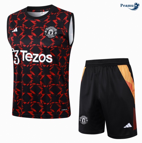 Acquistare Kit Maglia Formazione Manchester United Canotta + Pantaloncini nero 2024-2025