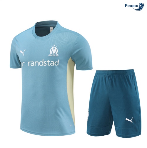 Collezione Kit Maglia Formazione Marsiglia + Pantaloncini verde 2024-2025