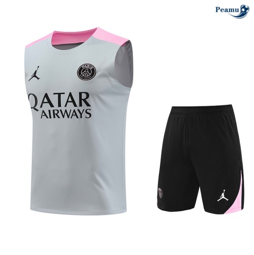 Acquista Kit Maglia Formazione PSG Canotta + Pantaloncini albicocca 2024-2025