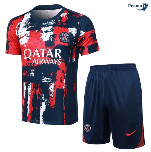 Vendita Kit Maglia Formazione PSG + Pantaloncini blu 2024-2025