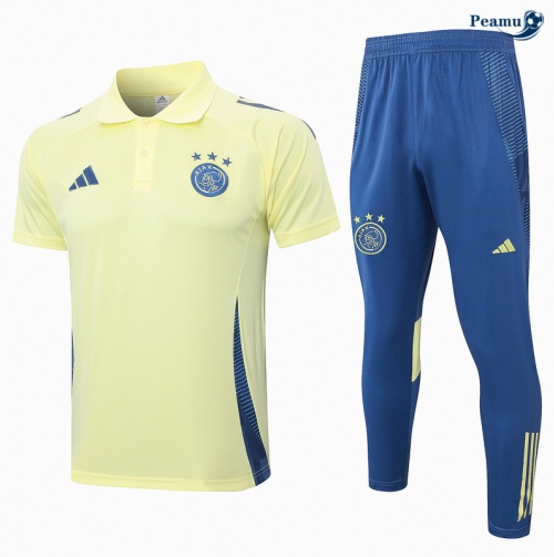 Acquistare Kit Maglia Formazione PSG Polo + Pantaloni giallo chiaro 2024-2025