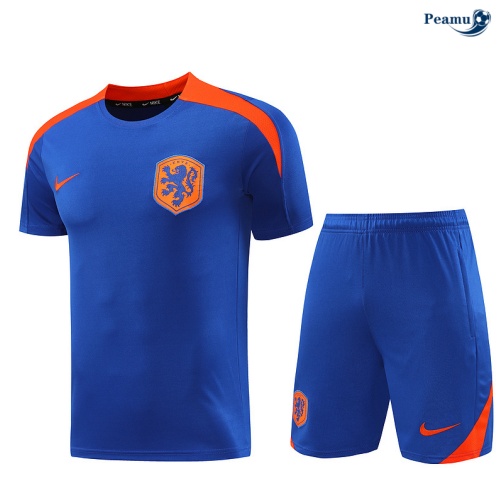 Vendita Kit Maglia Formazione Paesi Bassi + Pantaloncini blu 2024-2025