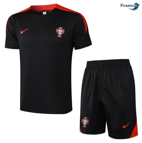 Scelta Kit Maglia Formazione Portogallo + Pantaloncini nero 2024-2025