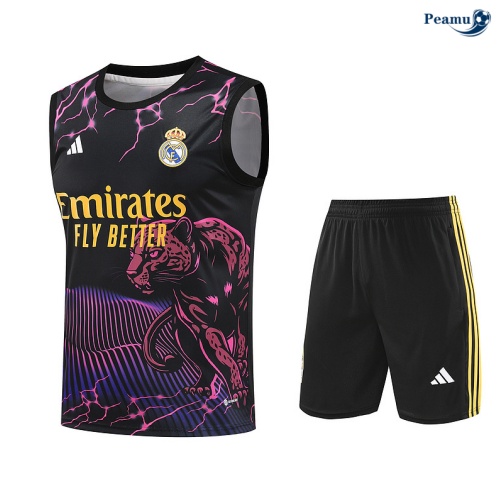 Vendere Kit Maglia Formazione Real Madrid Canotta + Pantaloncini rosa 2024-2025