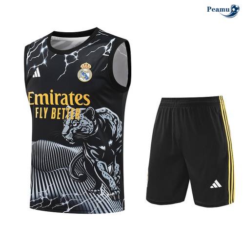 Prezzo Kit Maglia Formazione Real Madrid Canotta + Pantaloncini nero 2024-2025