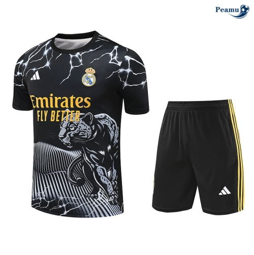 Prezzo Kit Maglia Formazione Real Madrid + Pantaloncini nero 2024-2025
