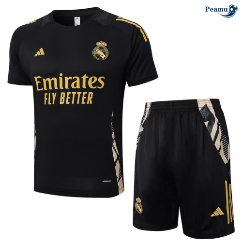 Saldi Kit Maglia Formazione Real Madrid + Pantaloncini nero 2024-2025