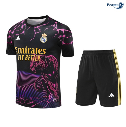 Sconto Kit Maglia Formazione Real Madrid + Pantaloncini nero 2024-2025