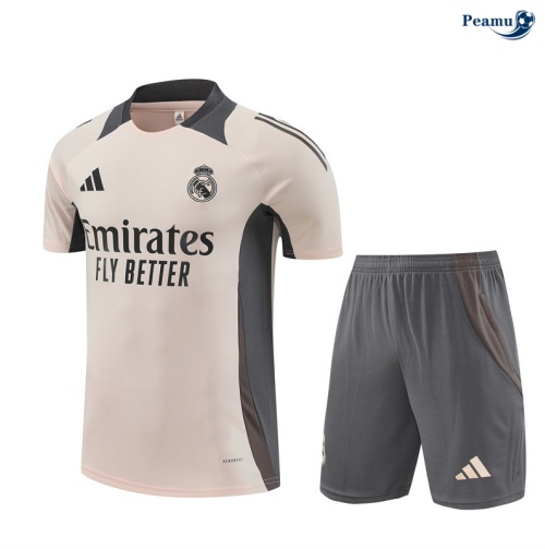 Creare Kit Maglia Formazione Real Madrid + Pantaloncini albicocca 2024-2025