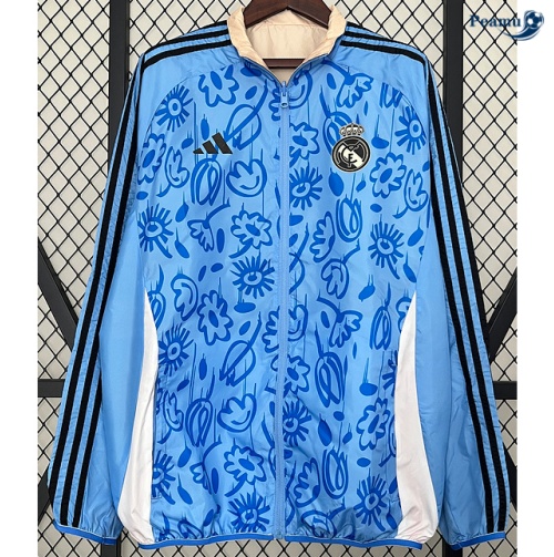 Shopping Giacca a vento - Antivento reversibile Real Madrid blu 2024-2025