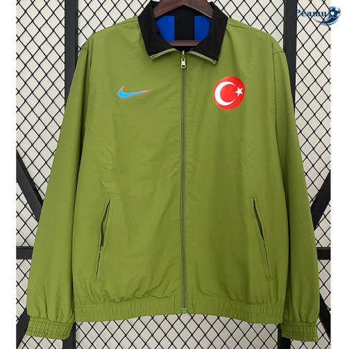 Saldi Giacca a vento - Antivento reversibile Turchia verde 2024-2025