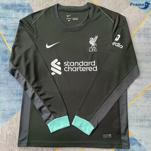Prezzo Maglia Calcio Liverpool Seconda Manica lunga 2024-2025