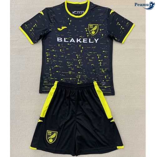 Scelta Maglia Calcio Norwich City Bambino Terza nero 2024-2025