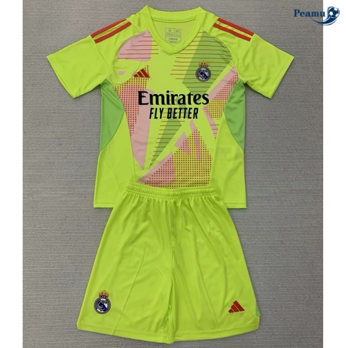 Acquistare Maglia Calcio Real Madrid Bambino portiere Verde 2024-2025
