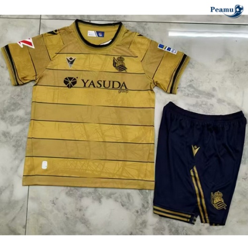 Creare Maglia Calcio Real Sociedad Bambino Seconda 2024-2025