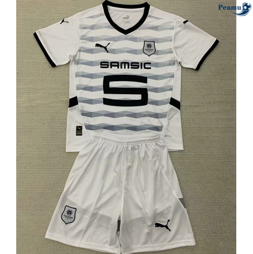 Nuovo Maglia Calcio Stade Rennais Bambino Seconda 2024-2025