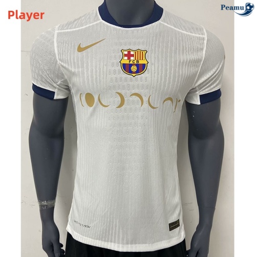 Nuove Maglia Calcio Barcellona Player edizione speciale bianco 2024-2025