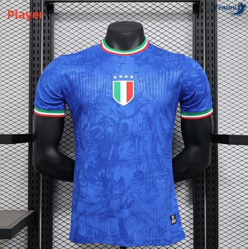 Collezione Maglia Calcio Italia Player Training blu 2024-2025