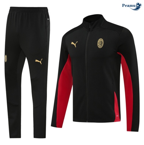 Offrire Tuta Calcio giacca AC Milan nero 2024-2025