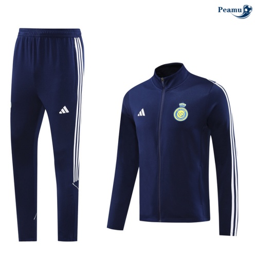 Sconto Tuta Calcio giacca Al-Nassr blu marino 2024-2025