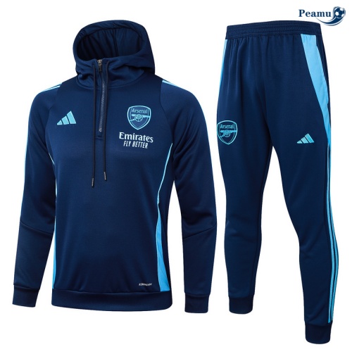 Acquistare Tuta Calcio - Felpa con cappuccio Arsenal blu marino 2024-2025