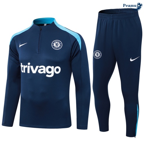 Fornire Tuta Calcio Chelsea blu marino 2024-2025