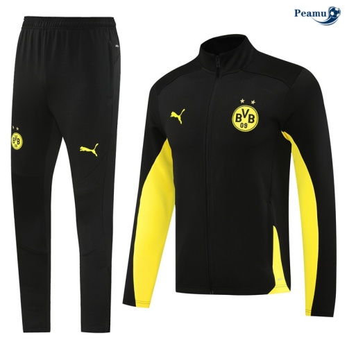 Nuovo Tuta Calcio giacca Dortmund nero 2024-2025