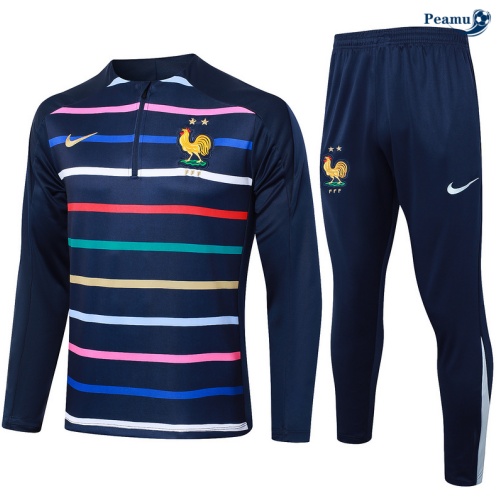 Saldi Tuta Calcio Francia blu marino 2024-2025